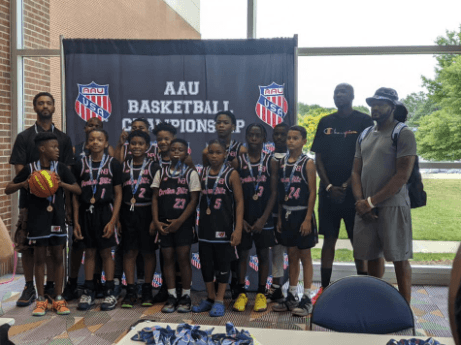 Bryant Crisp coaching youth basketball
